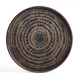 Ethnicraft Black Beads wooden tray