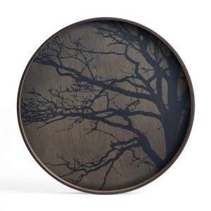 Ethnicraft Black Tree wooden tray
