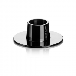 Ester & Erik houder D6 shiny black (2stuks)