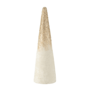 Kerstboom velvet parels L