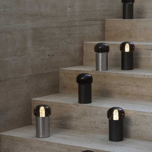 Oplaadbare lamp Iris Gun metal - Afbeelding 4